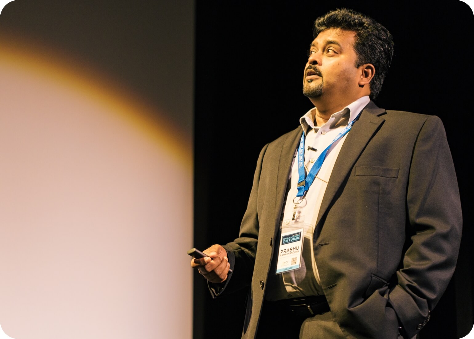 A keynote speaker on the chemical industry talks about machine health and preventive maintenance.