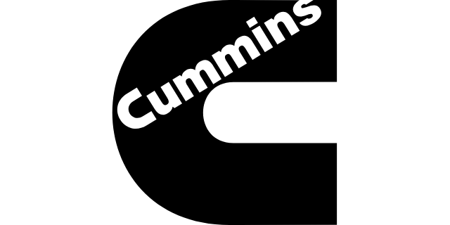 Cummins logo, on a clear background