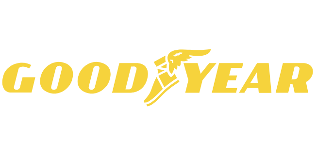 GOODYEAR logo, on a clear background