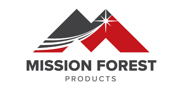 MISSION FOREST Products logo, on a clear background