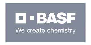 BASF logo, with "We create chemistry" tagline.