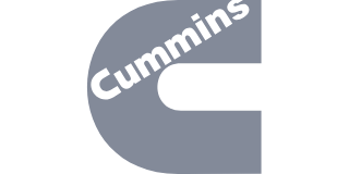 Cummins logo on a clear background.
