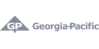Georgia-Pacific logo on a clear background.