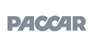 PACCAR logo on a clear background.