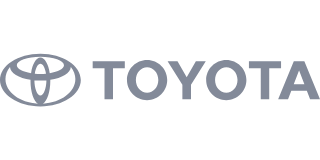 Toyota logo on a clear background.