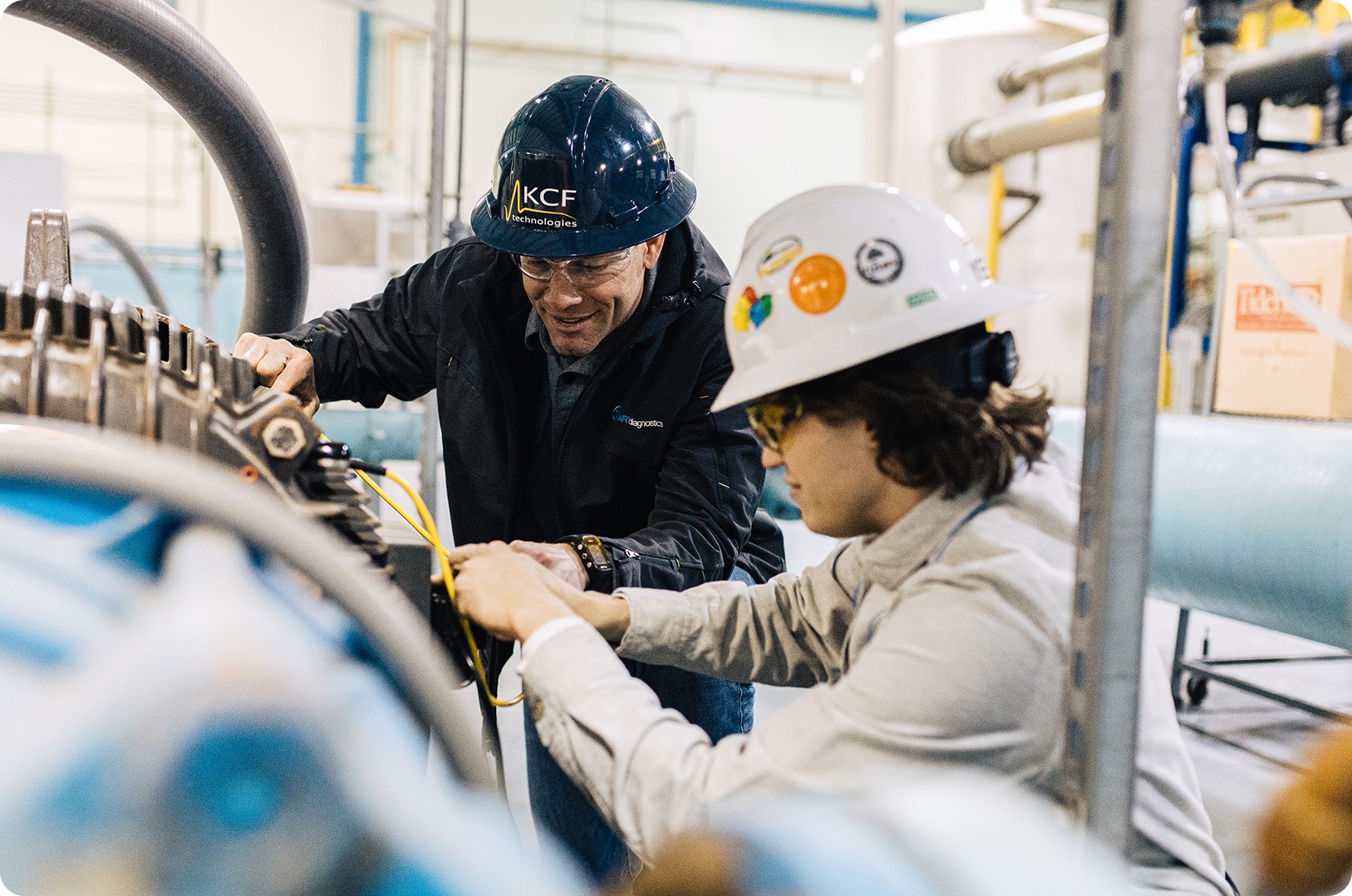 KCF Team applies machine health monitors for SENTRYsolutions.